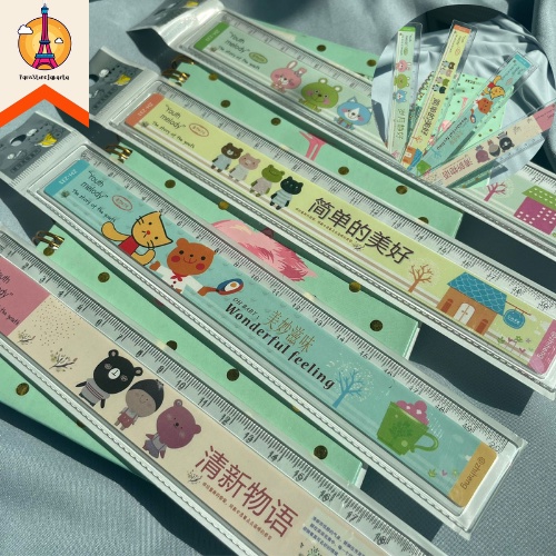 

Penggaris Plastik 20 cm Gambar Kartun Hewan Kucing Kodok Babi Beruang Kelinci Lucu Bagus Imut Awet Tahan Banting Plastic Alat Tulis Kantor Perlengkapan Sekolah