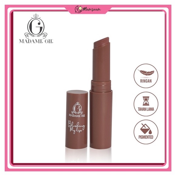 Monsoon - Madame Gie Blushing My Lips – MakeUp Tinted Lip Balm