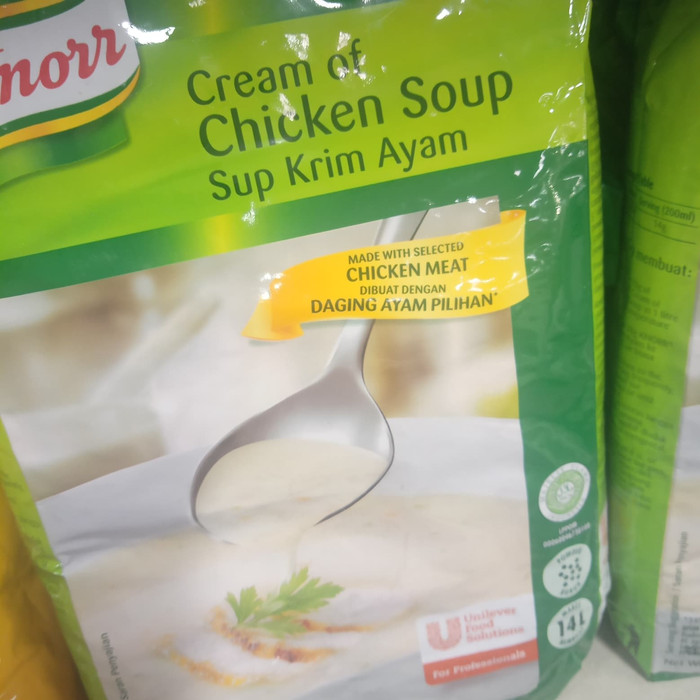 

SPESIAL - KNORR CREAM OF CHICKEN SOUP/SUP KRIM AYAM 1KG