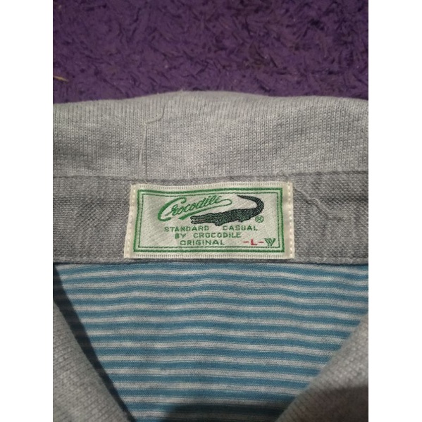 KAOS KERAH CROCODILE SECOND BRANDED BERKUALITAS