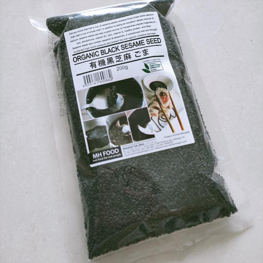 

Organic Black Sesame Seed ( Biji Wijen Hitam ) 200 gr - Yoji