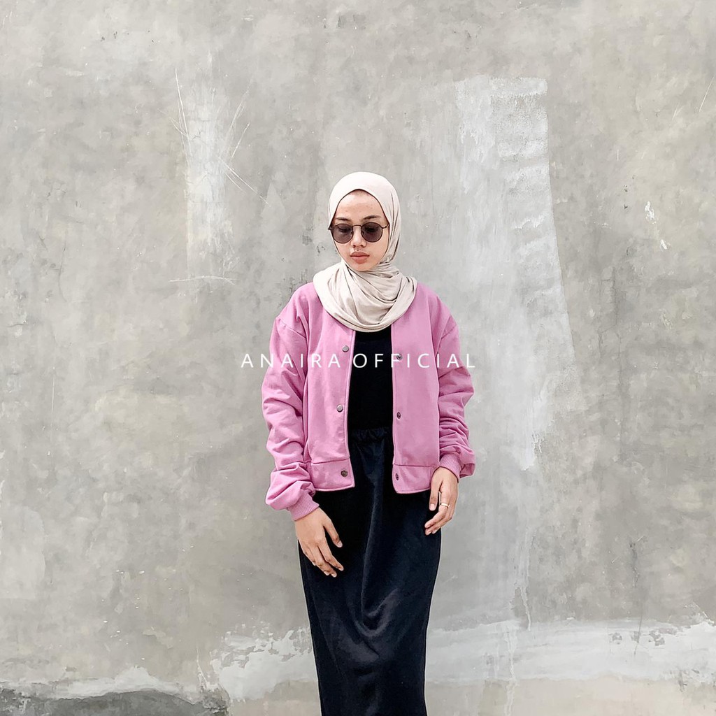 BASEBALL CROP JAKET WANITA FASHION JACKET WANITA MURAH STYLE WANITA