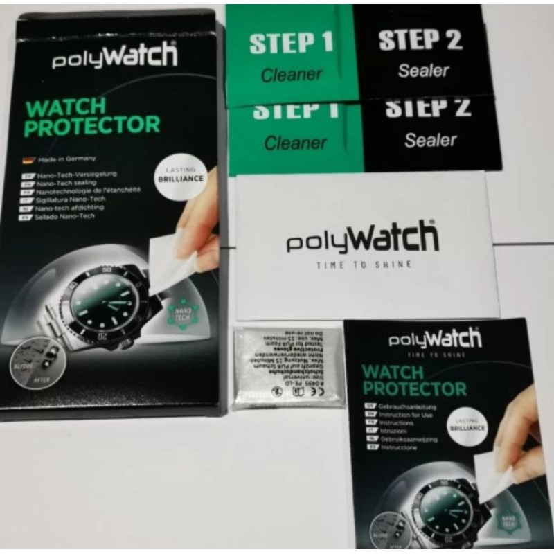 POLYWATCH WATCH GLASS PROTECTOR / LAPISAN PELINDUNG KACA JAM