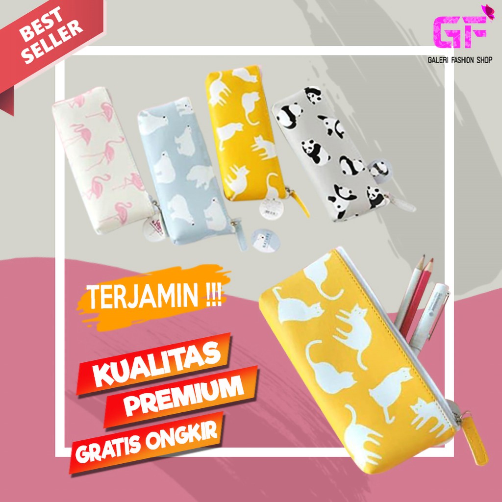 

TEMPAT PENSIL ANAK TEPAK KOTAK PENSIL CASE POUCH KOSMETIK FLAMINGO IMPORT ALAT TULIS ORI MURAH GF113