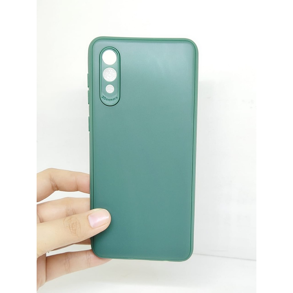 SoftCase Warna Warni Samsung A02 M02 A21S with 3D Camera Casing Candy Macaron Pelindung Camera