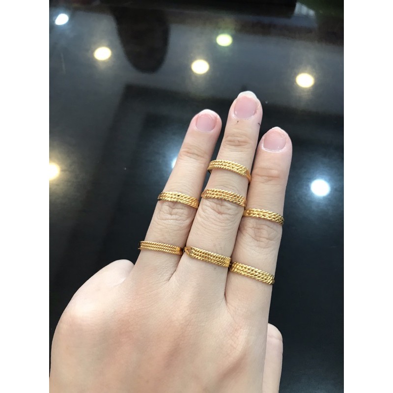 Cincin tali air emas asli kadar 300