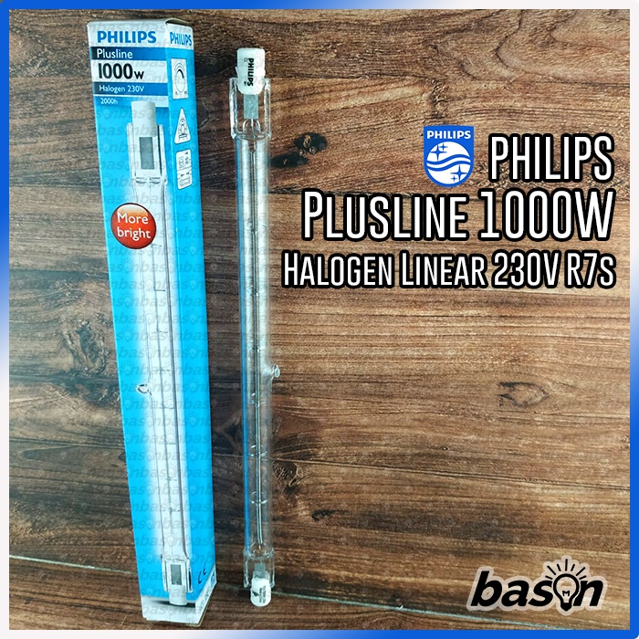 Philips Plusline L 1000W R7s 230V - Halogen linear lamps