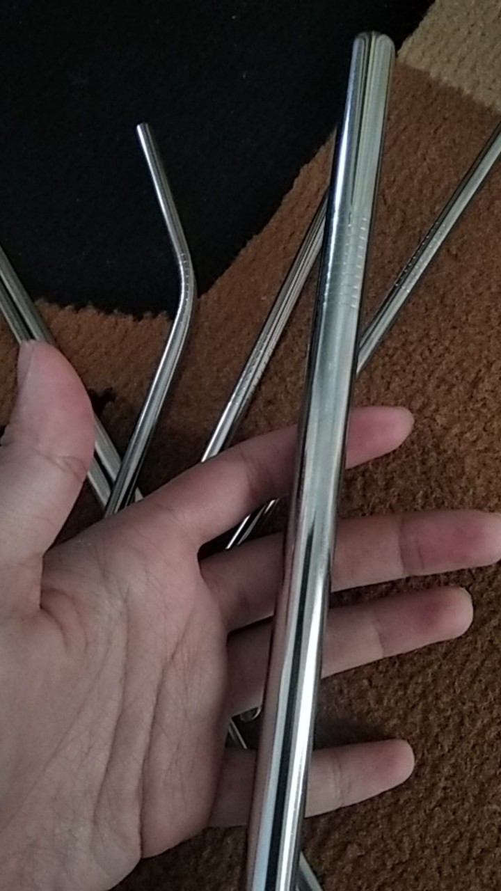 Sedotan Stainless Bubble Boba Jumbo