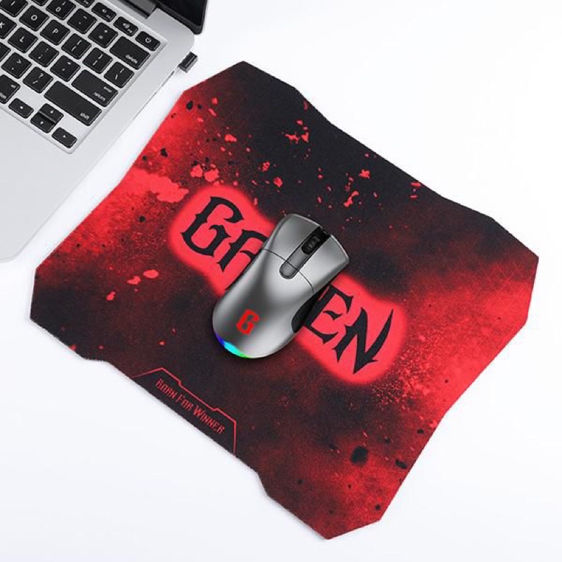 Mousepad Gamen GP-X Anti Slip With Smooth Surface Gaming Mousepad Black Red