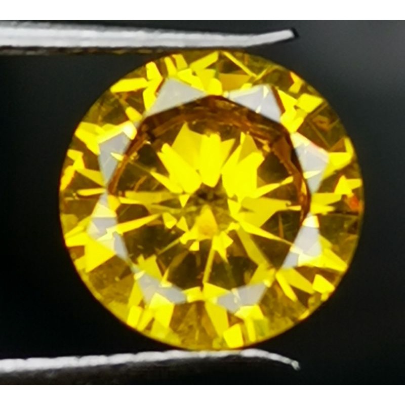 Batu permata yellow zircon