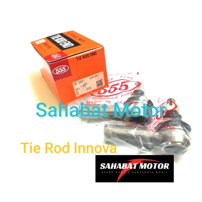 TIE ROD INNOVA MERK 555 JEPANG ORIGINAL TIE ROD INOVA