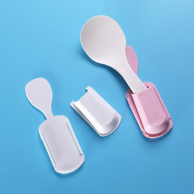 [Plastic Rice Scoop Storage Rack ][Multifunctional Kitchen Rice Scoop Rack][Tableware Chopsticks Holder Rice Scoop Storage ]