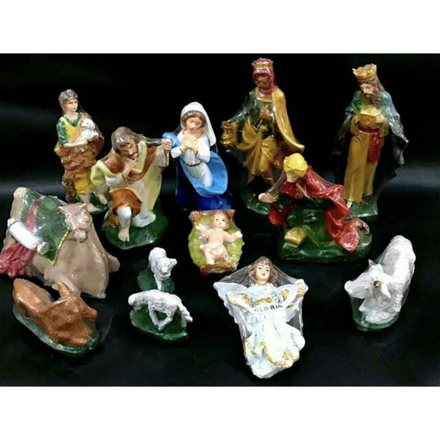 Patung Set Gua Natal 15cm C MP / Hiasan Natal
