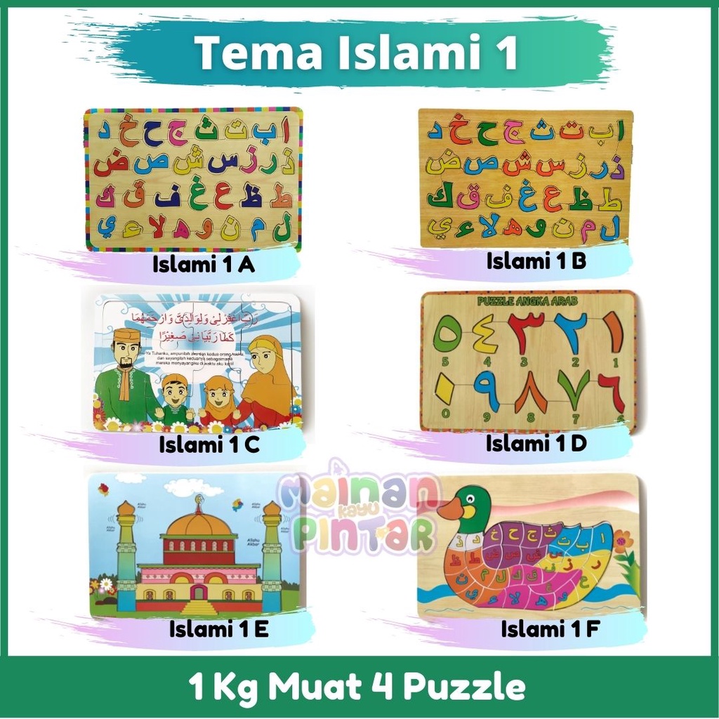 Puzzle Kayu Mainan Kayu Pintar Terlengkap Bisa COD