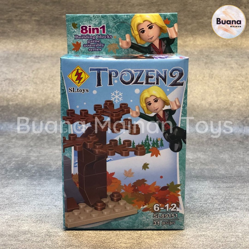 BRICKS SLTOYS TPOZEN 2 KARAKTER MAINAN ANAK CEWE PEREMPUAN BRICK MINI FIGURE PRINCESS FROZEN