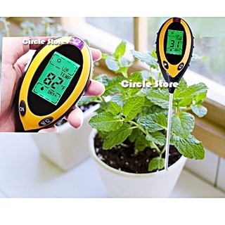 Alat Ukur Kadar Air Tanah / Digital Soil Meter 4 in 1 | Shopee Indonesia