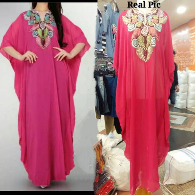 Des Kaftan Laluna gamis Maxi dress Ramadhan