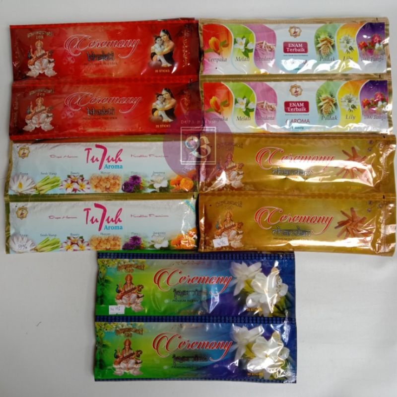 BEST SELLER!! Hio Dupa Wangi Rentengan Saraswati isi 6bks (1bks isi 35stik)