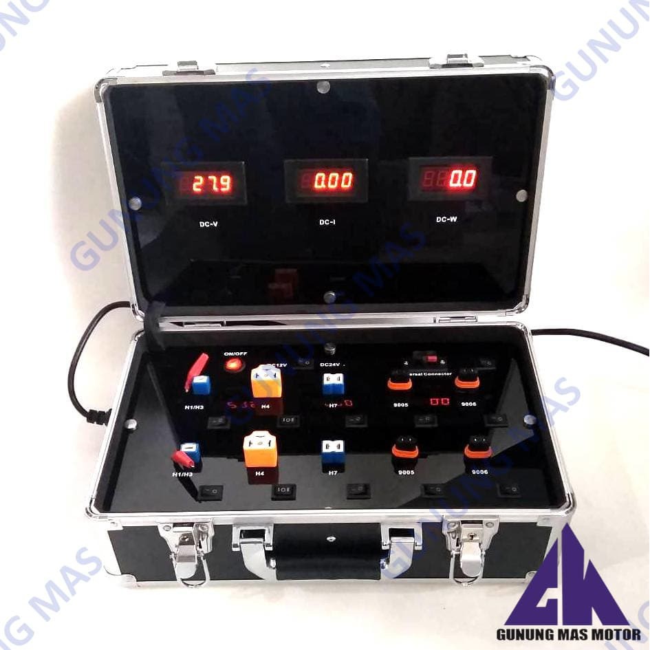 Alat Test Lampu Semua Jenis Motor Mobil H1 H3 H4 H7 9005 9006