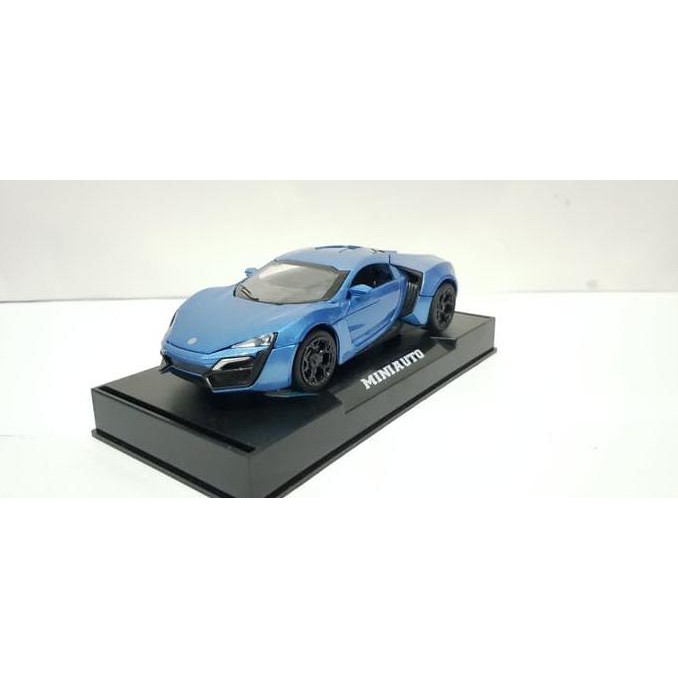 diecast miniauto Lycan hypersport - Biru | Diecast Mobil