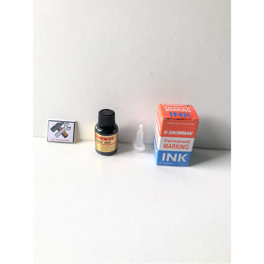 

REFFIL INK ISI TINTA SPIDOL PERMANEN HITAM BLACK PERMANENT ORIGINAL MARKING INK HIGH QUALITY