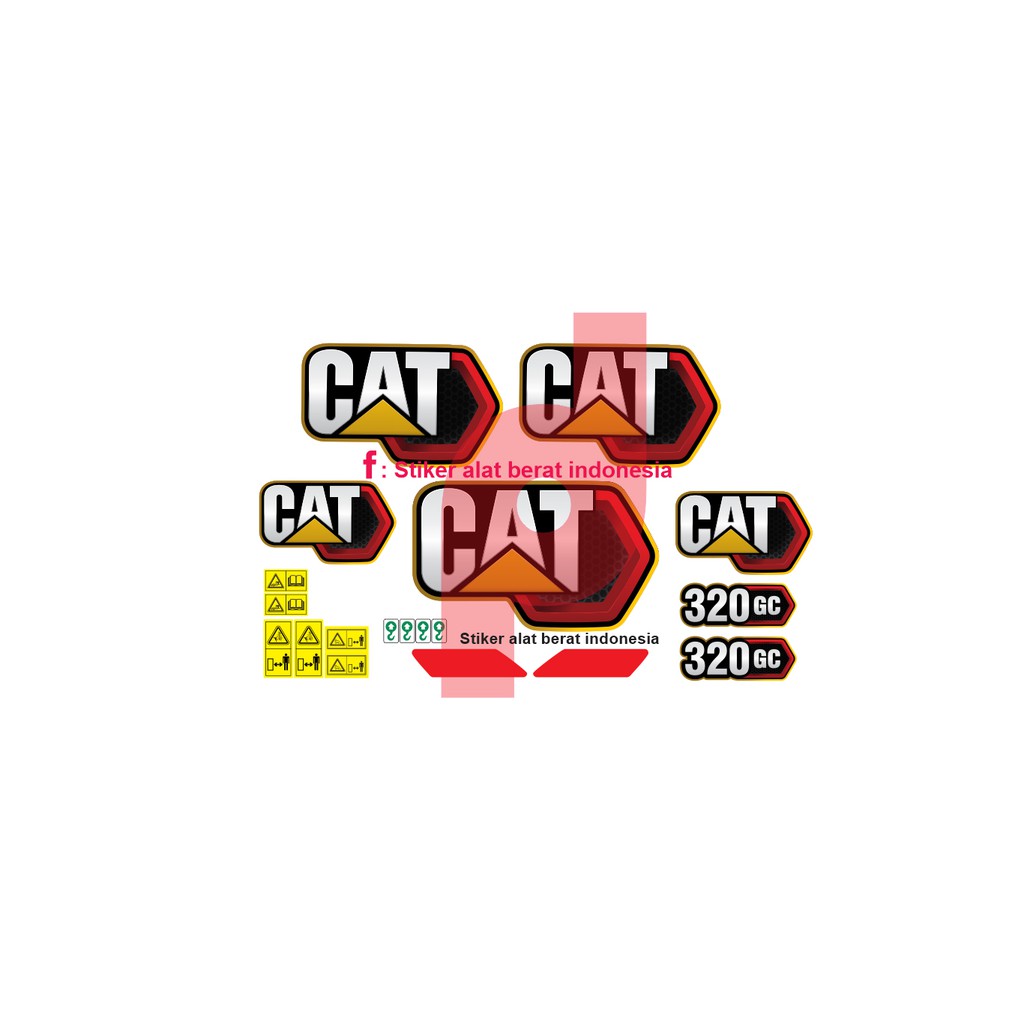 

Stiker Cat 320 GC