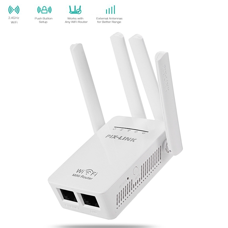 Booster Repeater Penguat Sinyal Wifi Wireless 300mbps Universal Shopee Indonesia