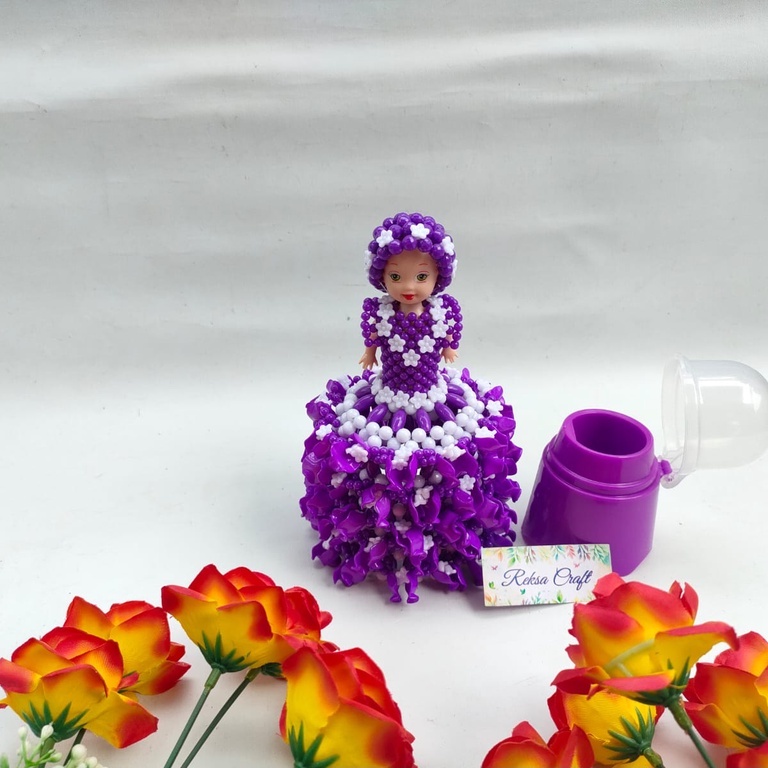 TEMPAT TUSUK GIGI BARBIE HIAS MOTE MANIK MANIK