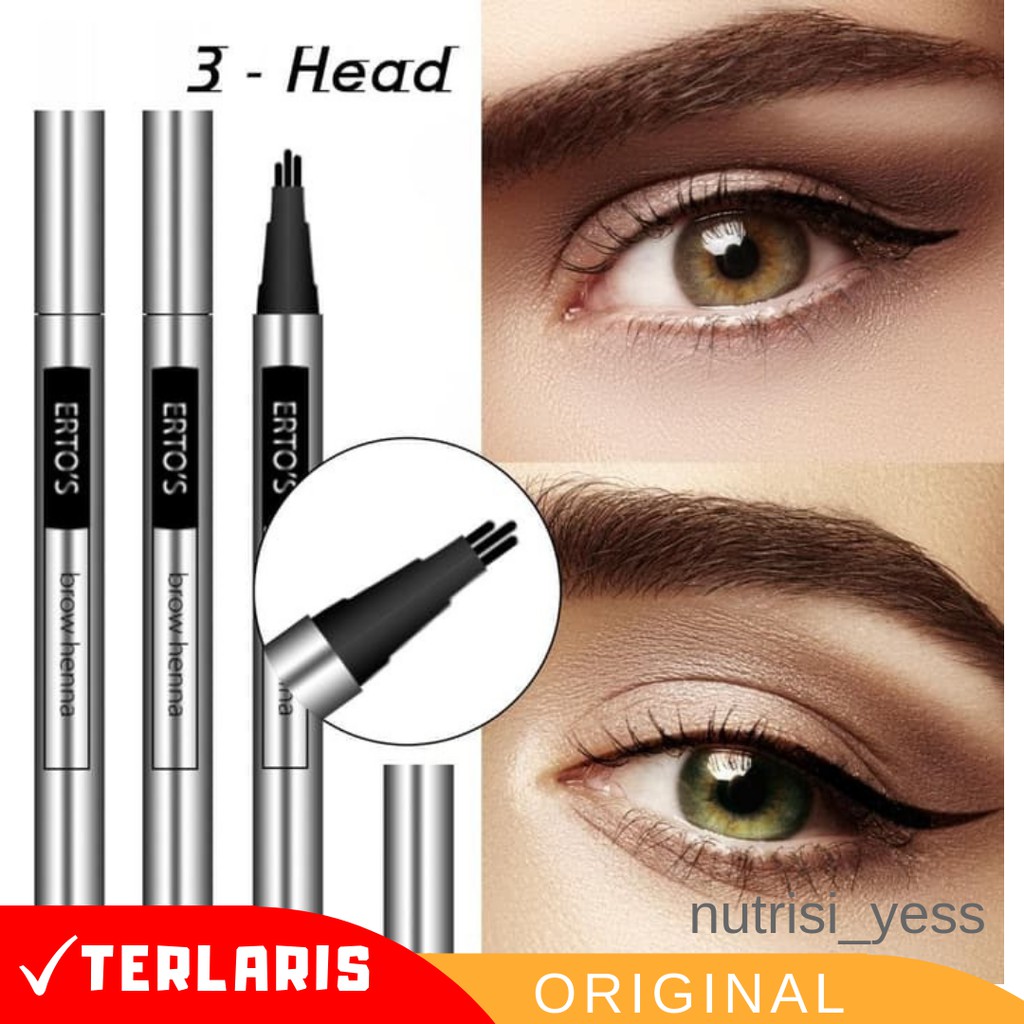 ERTOS ERTOS Brow Henna BPOM Original Shopee Indonesia