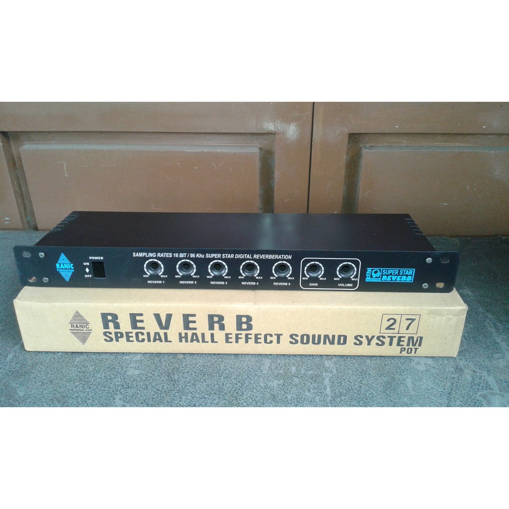 Box Kit Echo Reverb 7Potensio Tipe283
