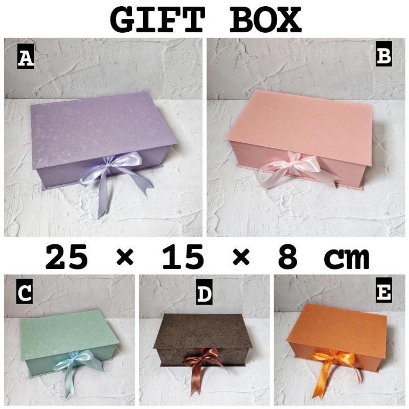 

GIFT BOX 25X15X8 / KOTAK KADO / BOX HAMPERS / BOX SESERAHAN