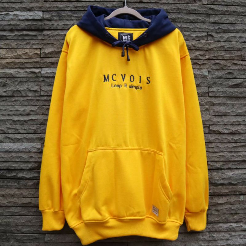 Hoodie Bordir Kombinasi Mcvois  Unisex Premium Distro
