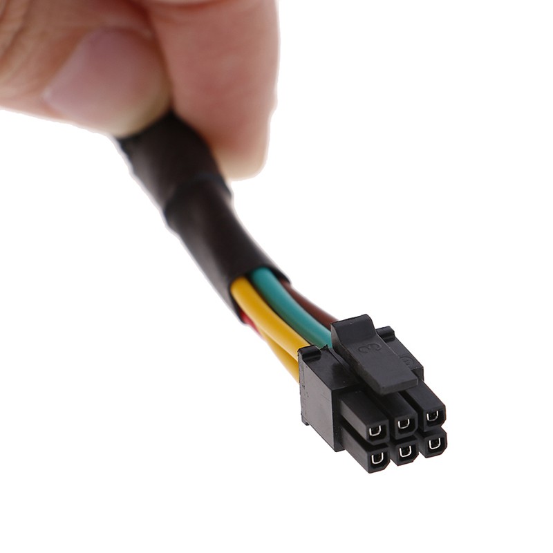 (Ele) Kabel Power Converter Hdd Ssd 6 Pin To Sata 15pin Warna Putih Untuk Dell 3668 3667 3650