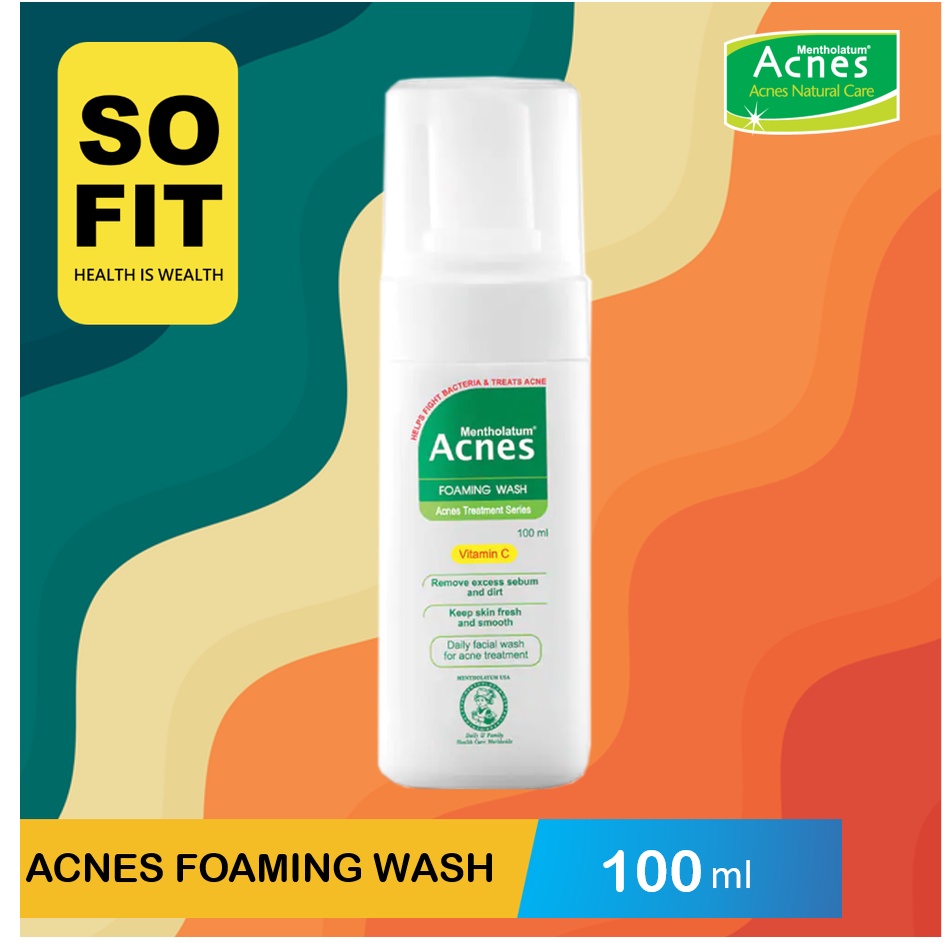 Acnes Foaming Wash 100ml / Acnes Sabun Muka / Acnes Face Wash