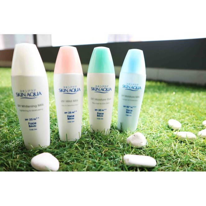 Skin Aqua Uv Moisture Milk | Mild | Moisture Gel - Milk | Toneup Essence Sunscreen SKINAQUA