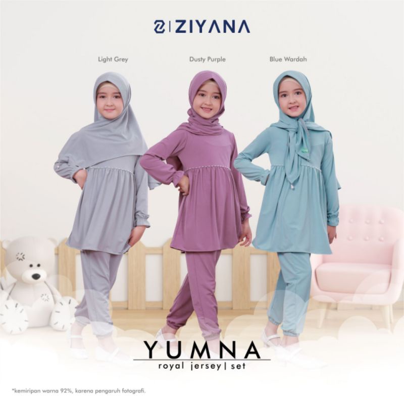 Setelan anak muslim Yumna Set Terbaru