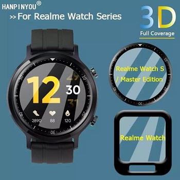 Realme Watch. Realme Watch 2 .Realme Watch 3.Realme Watch S || Anti gores Nano Tpu Full screen