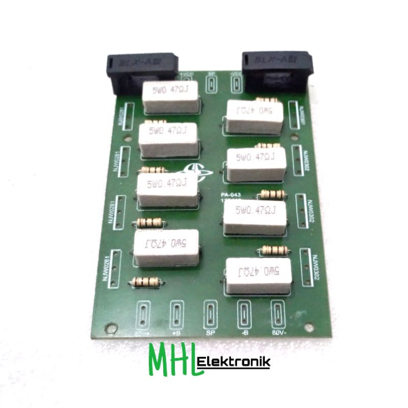 Kit Modul Final Power Amplifier Full Resistor plus Fuse
