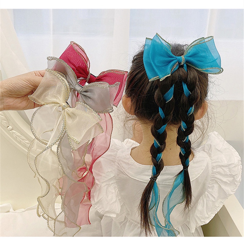 Jepit Rambut Korea Impor premium Satin Pita Wanita / Aksesoris Rambut Wanita Pita Satin Korean Style
