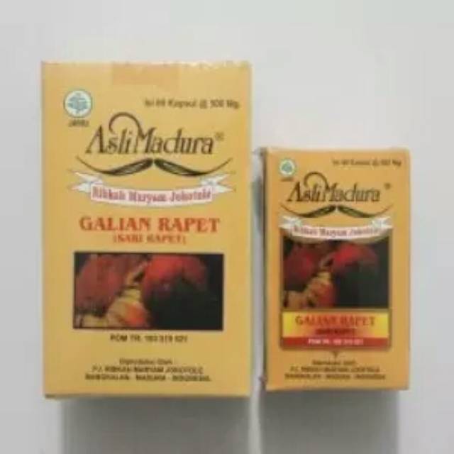 

Jamu sari rapet galian rapet kemasan botol