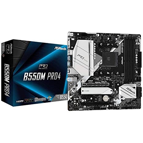 MOTHERBOARD ASROCK B550M PRO4 AM4