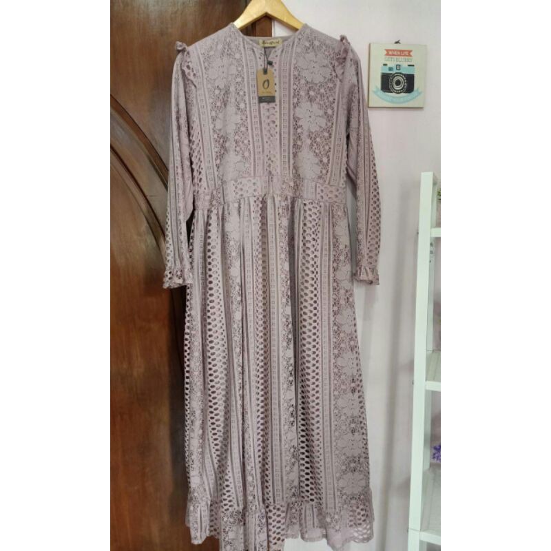 Preloved Gamis Oclo Brukat