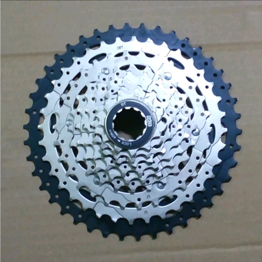 TERMURAH!!! Sprocket Sepeda 9 Speed 11-42T / RAZE Silver / Realpict