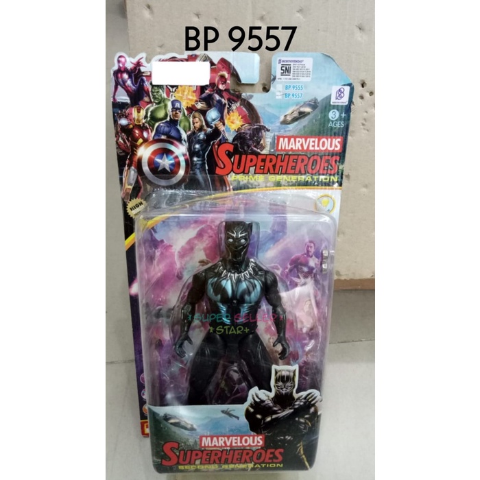 MAINAN ANAK LAKI LAKI ROBOT MARVELOUS SUPERHEROES BP9557 MAINAN FIGURE
