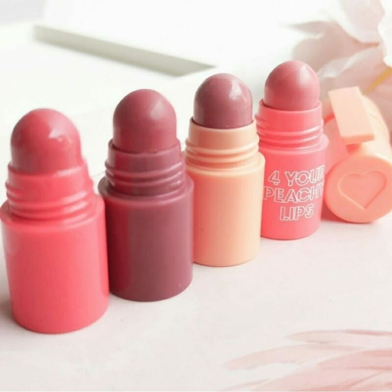 MADAME GIE Four Your Peachy Lips - Make Up Lips Four In One