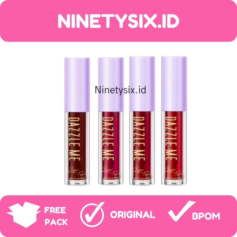 DAZZLE ME Ink-Licious Lip Tint BPOM | Mattedorable Long Lasting Liptint Hyper Moisturizing Lip Stain