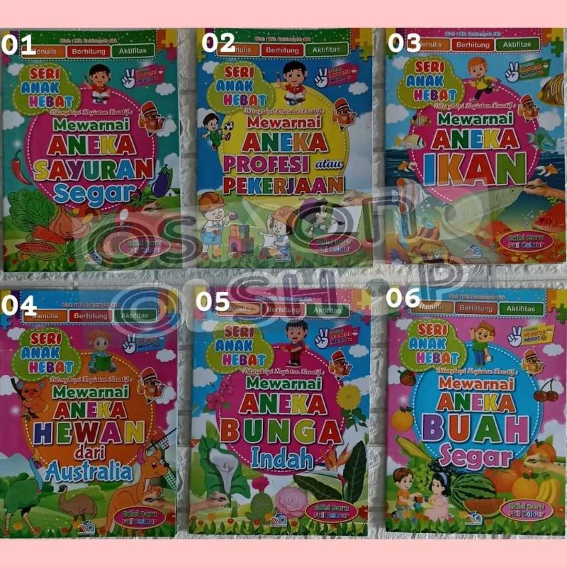 

Buku Mewarnai Anak Full Color TK Paud