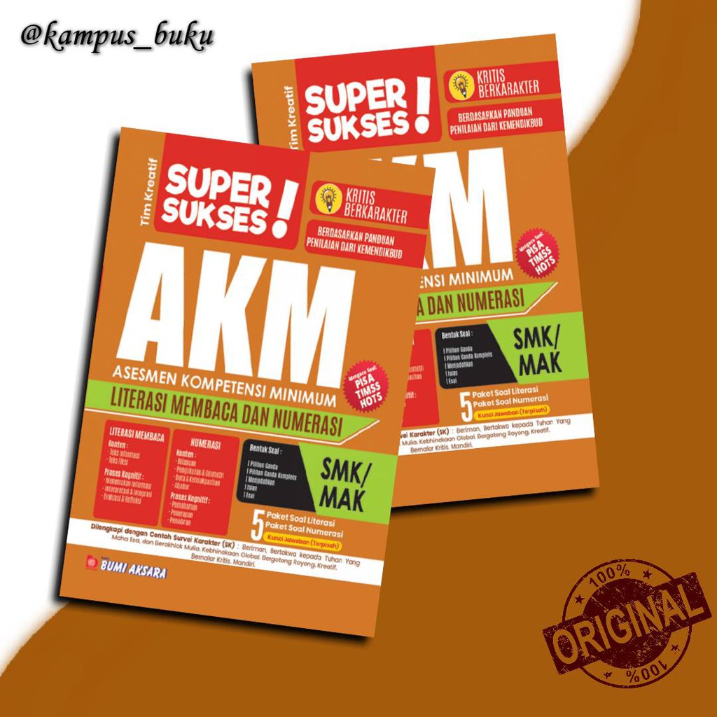 BUKU AKM SMK : SUPER SUKSES AKM SMK - ORI