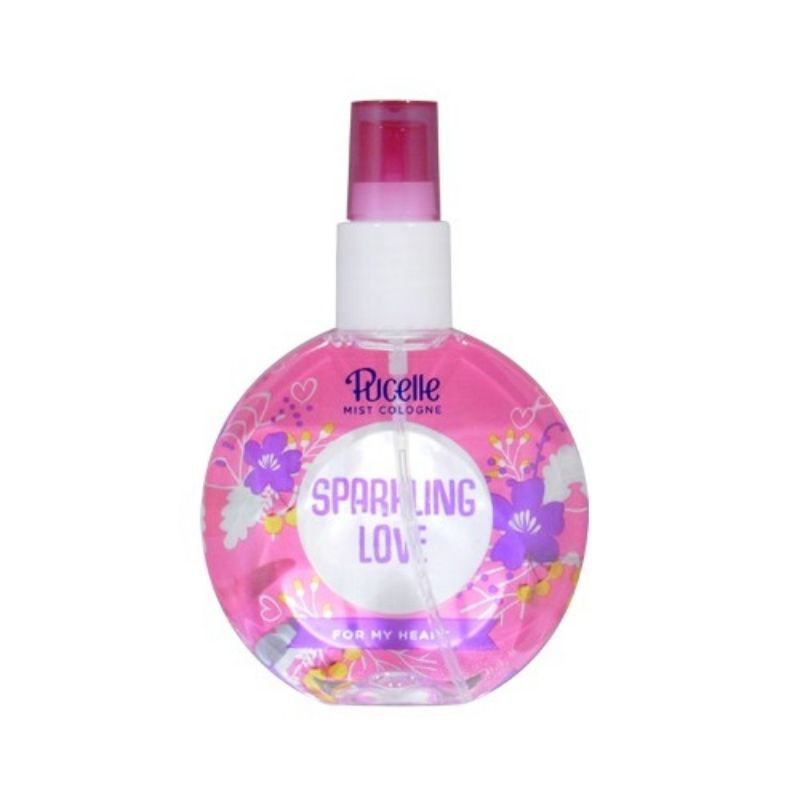 Parfume Cewe Pucelle Ungu  Pink mist Cologne Sparkling Love Jolly Rhythm 150ml Wangi segar alami