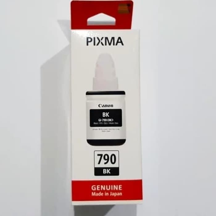 GI 790 Black 135ml Tinta Canon Pixma 100% Original GI790 B HITAM Botol BK